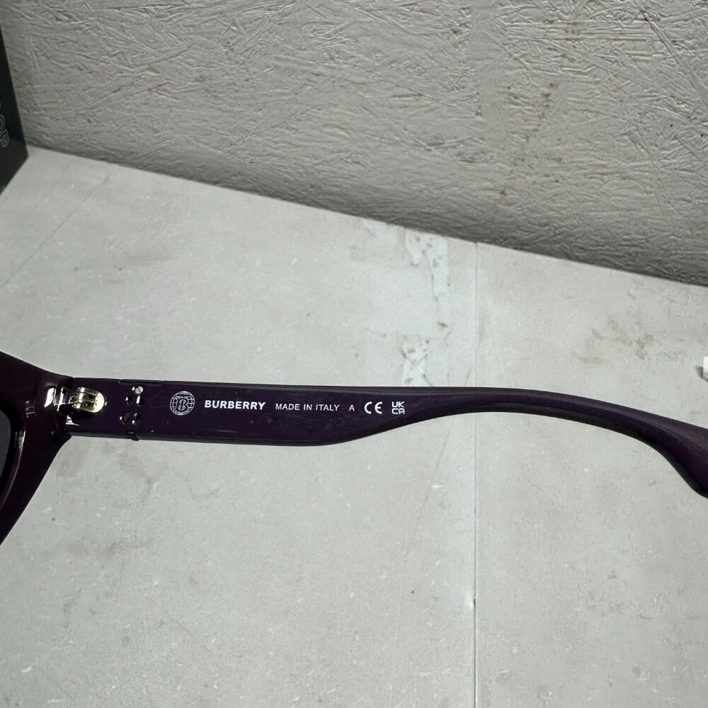 Burberry Womens Sunglasses BE4405F 34001A Violet Frame W/ Violet Lens 51MM - Picture 5 of 5